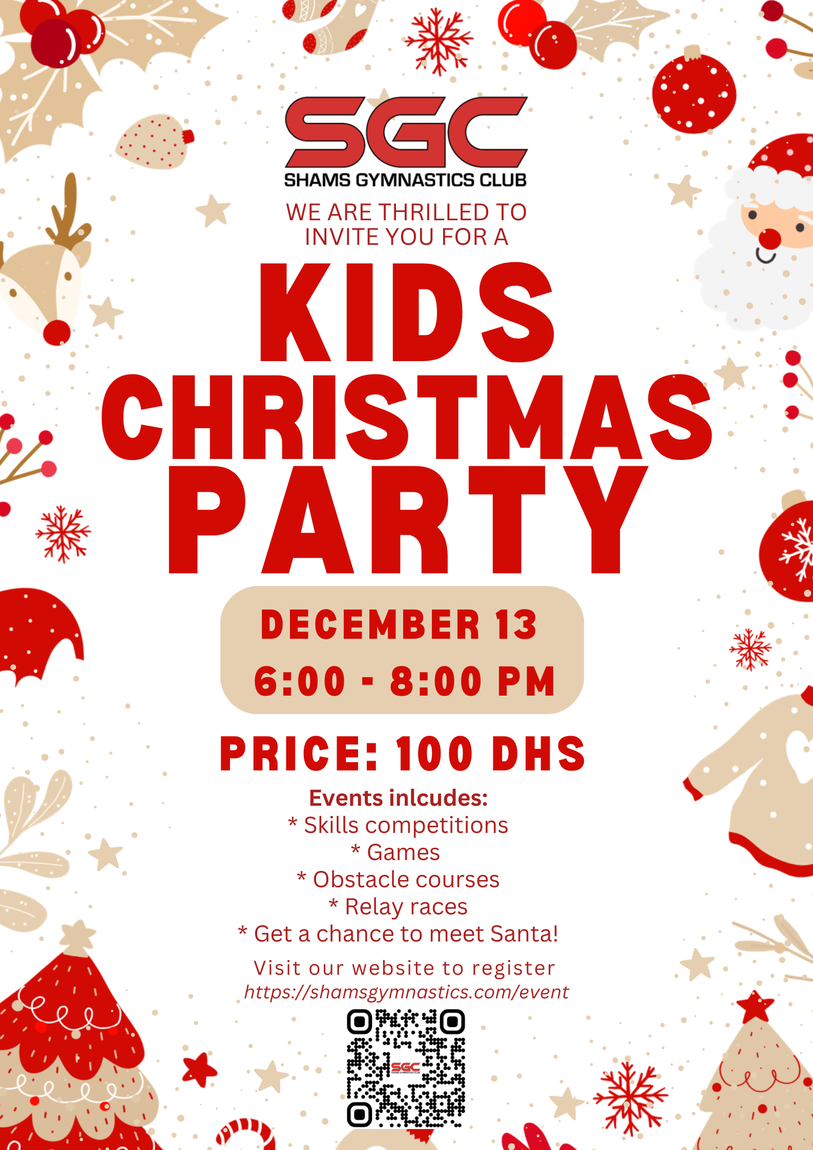 GYMNASTICS CHRISTMAS PARTY